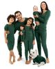 Leveret Leveret Kids Two-Piece Solid Cotton Matching Family Pajamas - 4