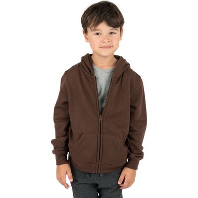 Leveret Leveret Kids Zip-Up Hoodie, 100% Cotton, Solid Colors