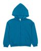 Leveret Leveret Kids Zip-Up Sweatshirt Hoodie, Cotton Blend, Solid Colors - 1