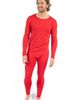 Leveret Leveret Men's Two-Piece Thermal Long Sleeve Solid Pajamas - 2