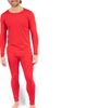 Leveret Leveret Men's Two-Piece Thermal Long Sleeve Solid Pajamas - 3