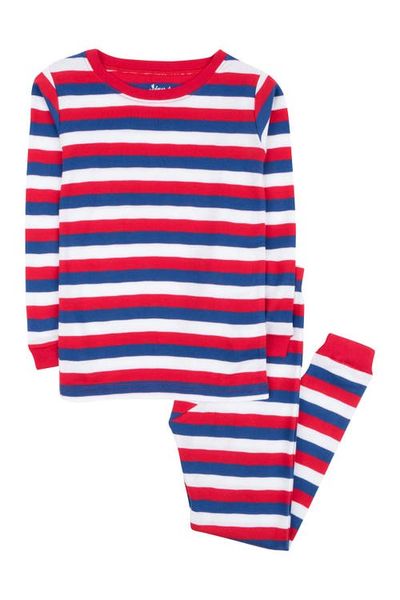 Leveret Leveret Stripe Print Cotton Pajama Set