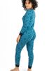 Leveret Leveret Women's Cotton Matching Family Pajamas, Wild Canvas Prints - 2
