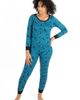 Leveret Leveret Women's Cotton Matching Family Pajamas, Wild Canvas Prints - 5