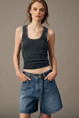 Levi's 100% Cotton High-Rise Baggy Shorts
