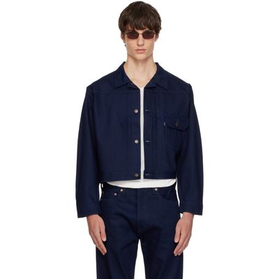 Levi's Blue Tab Levi's Blue Tab Navy Type I Selvedge Denim Trucker Jacket