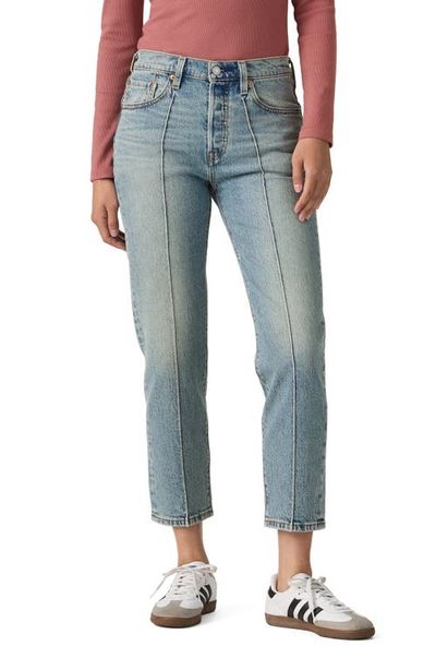 levi's levi's 501® High Waist Crop Straight Leg Jeans