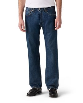 Levi's Levi's 555 Relaxed Straight Fit Cotton Jeans in Check The Score