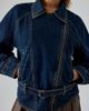 Levi's Levi's '80s Oversized Denim Bomber Jacket in Bellissima, Women's at Urban Outfitters - 4