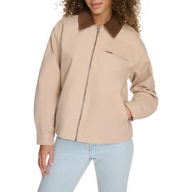 levi's levi's Cotton Twill Utility Jacket with Corduroy Collar