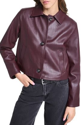 levi's levi's Crop Faux Leather Jacket