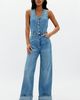 Levi's Levi's Denim Vest Wide-Leg Jumpsuit - 1