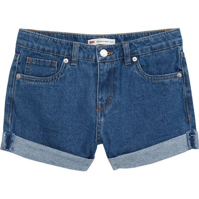 levi's Levi's® Girlfriend Rolled Cuff Denim Shorts