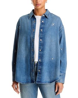 Levi's Levi's Jordan Embellished Denim Shirt in Trip on Drip