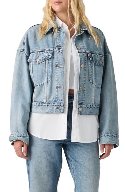 levi's levi's Loose Crop Denim Trucker Jacket