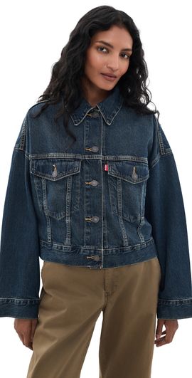 Levi's Levi's Loose Crop Trucker Denim Jacket High Vibration