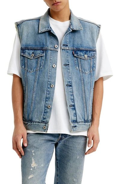 levi's levi's Relaxed Fit Denim Trucket Vest