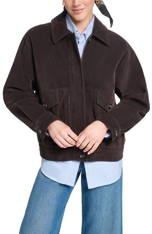 levi's levi's Relaxed Fit Faux Suede Dad Bomber Jacket