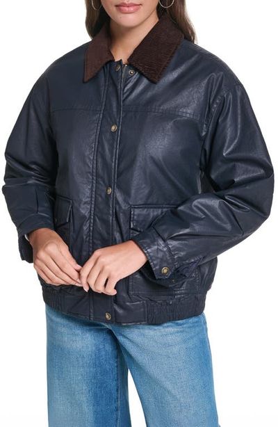 levi's levi's Relaxed Waxed Cotton Bomber Jacket