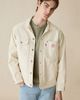 Levi's Levi's Sunrise Trucker Jacket in Undyed Ecru Greige, Men's at Urban Outfitters - 4