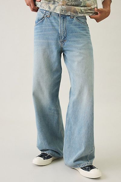 Levi's Levi's Twisted Baggy Wide Leg Jeans in With a Twist, Men's at Urban Outfitters