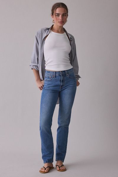 Levi's Wedgie High Rise Slim Fit Jeans In She's In The Zone