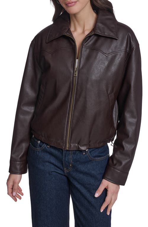 levi's levi's Western Yoke Faux Leather Bomber Jacket