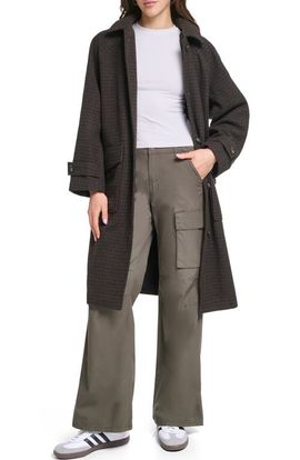 levi's levi's Wool Blend Mac Coat with Detachable Hood