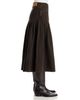 Levi's Levi's Yoked Pleated Denim Skirt in Over A Cup - 4