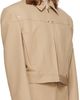 LGN Louis Gabriel Nouchi LGN Louis Gabriel Nouchi Beige Shoulder Padding Wool Zipped Jacket - 2