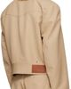 LGN Louis Gabriel Nouchi LGN Louis Gabriel Nouchi Beige Shoulder Padding Wool Zipped Jacket - 3