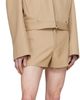 LGN Louis Gabriel Nouchi LGN Louis Gabriel Nouchi Beige Shoulder Padding Wool Zipped Jacket - 4