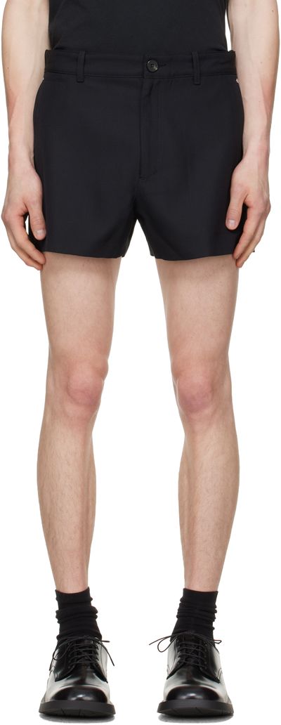 LGN Louis Gabriel Nouchi LGN Louis Gabriel Nouchi Black Suit Wool Shorts