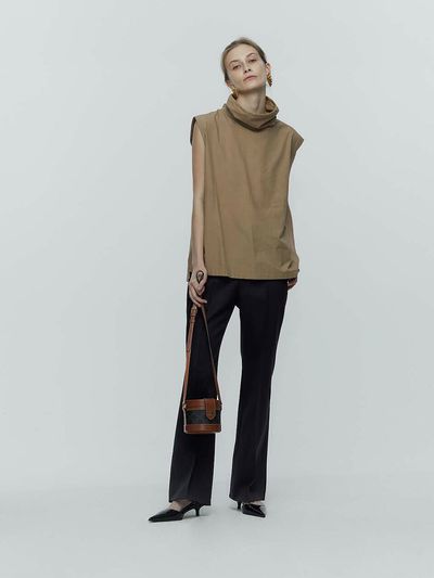 L’H.A.S Cropped Kick Stretch Pants_Black