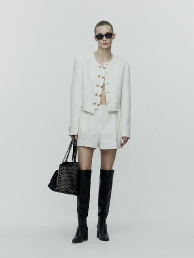 L’H.A.S Cropped Matelasse Jacket