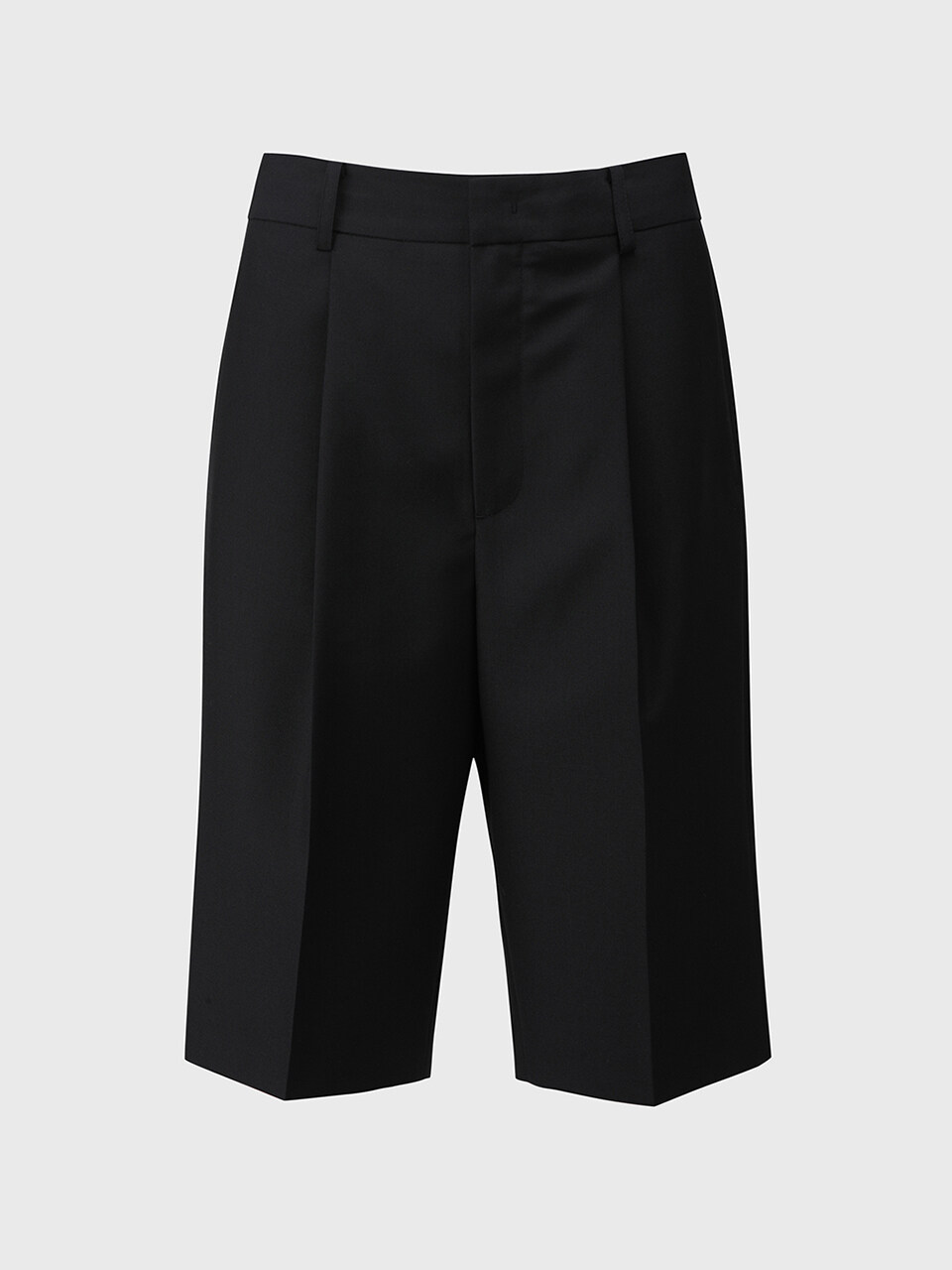L’H.A.S [DE BASE] Bermuda Wool Pants _Black
