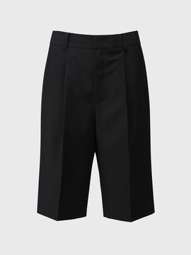 L’H.A.S [DE BASE] Bermuda Wool Pants _Black