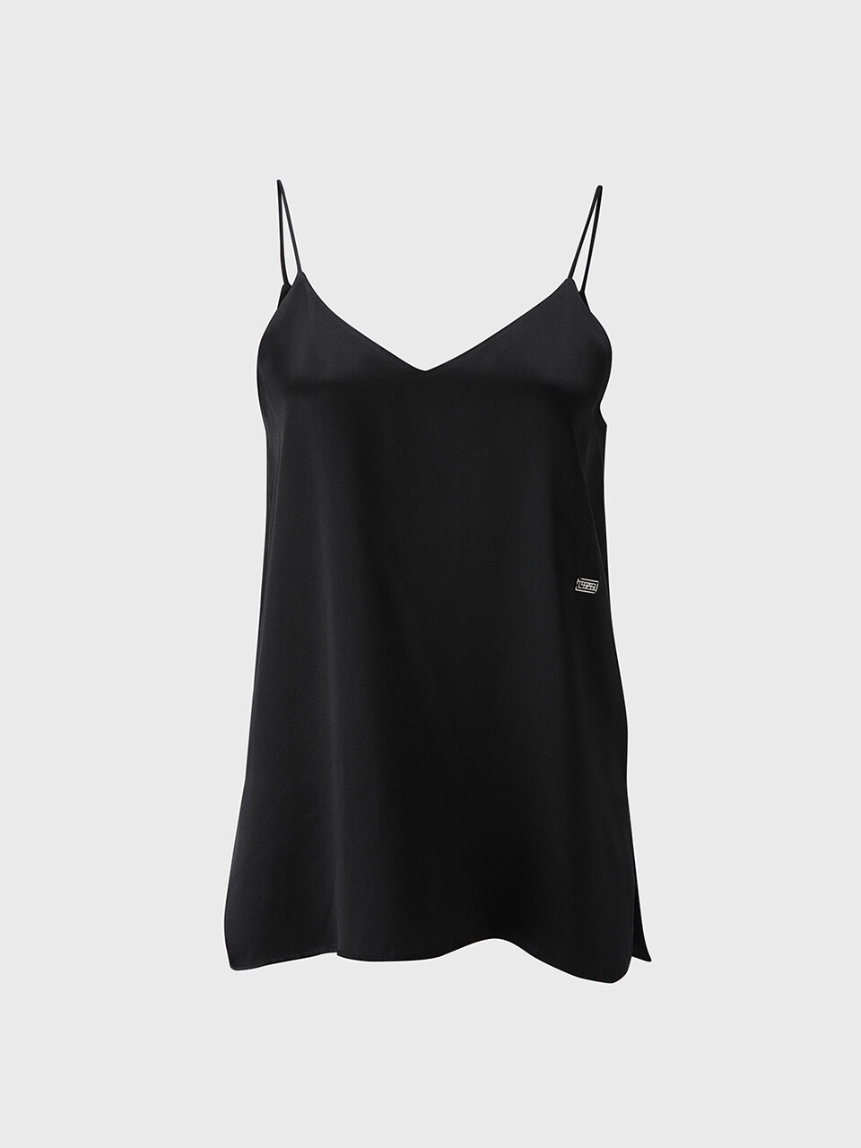 L’H.A.S [DE BASE] Silk Slip Top _Black