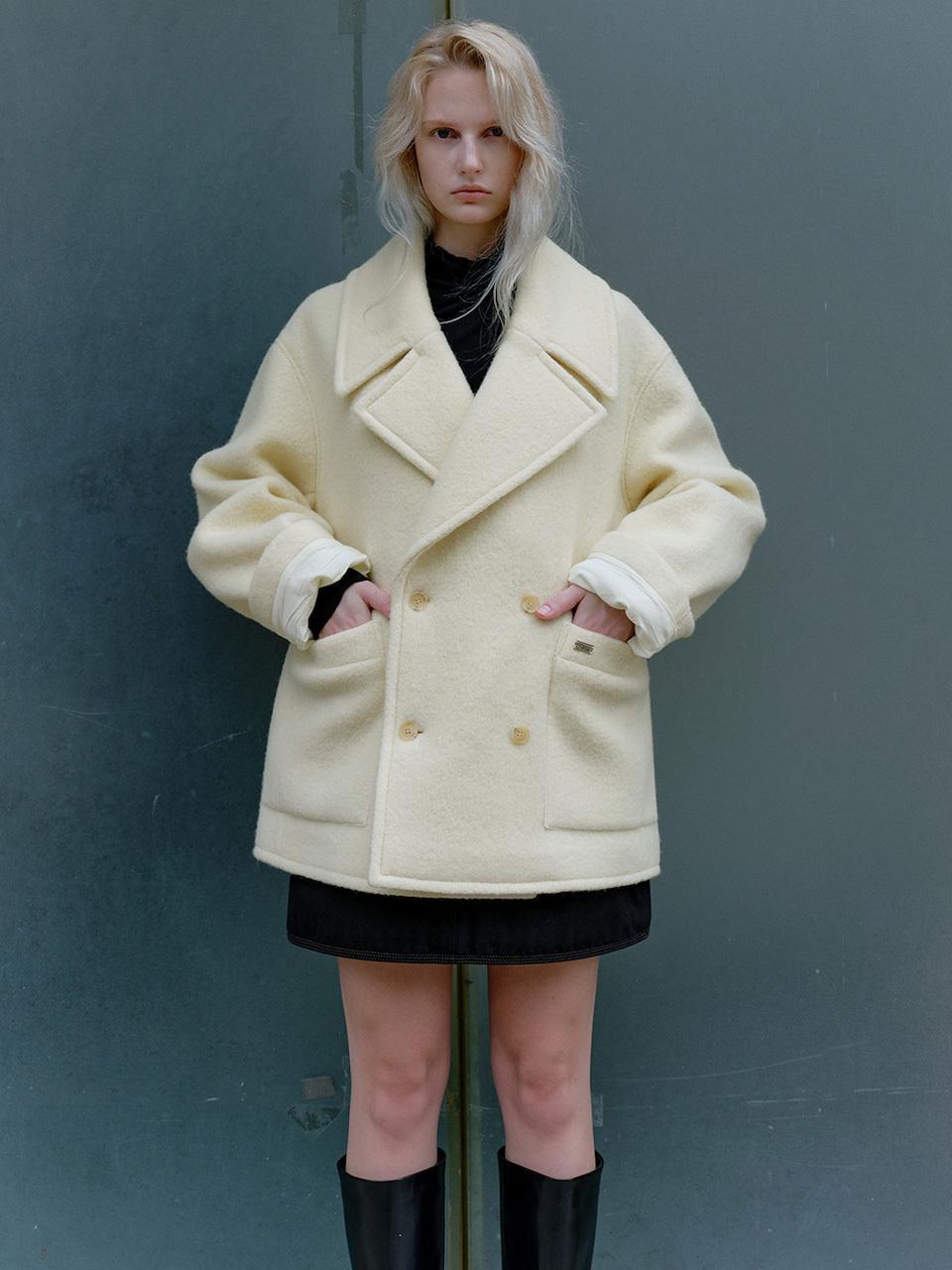 L’H.A.S [Exclusive] OVERSIZED DOUBLE HALF COAT