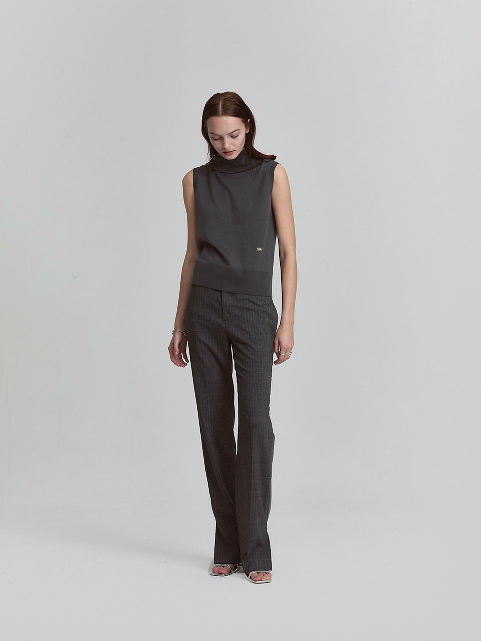 L’H.A.S Genderless Mid Rise Slim Flare Leg Pants