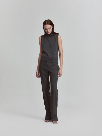 L’H.A.S Genderless Mid Rise Slim Flare Leg Pants