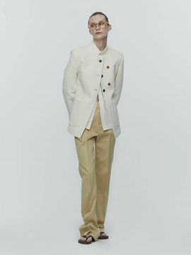 L’H.A.S Round Neck Slim Fit Klean Jacket