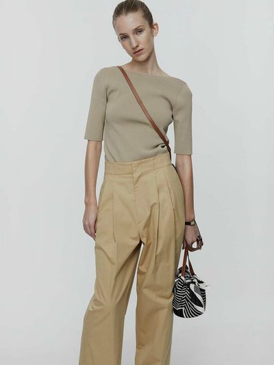 L’H.A.S Scoop Back Top _Beige