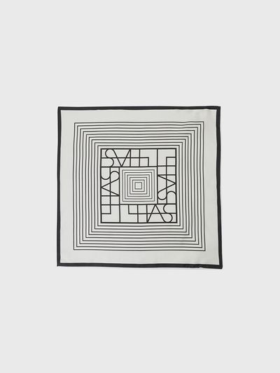 L’H.A.S Signature Symbol Silk Scarf Small