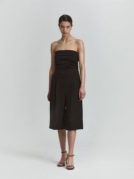 L’H.A.S Tube Top Bermuda Jumpsuit_Black