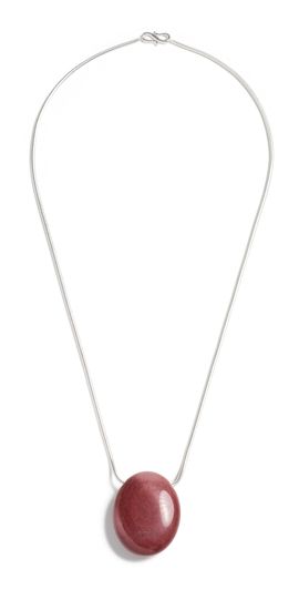 LIÉ STUDIO LIÉ STUDIO The Julia Necklace Silver Red Mookiate One