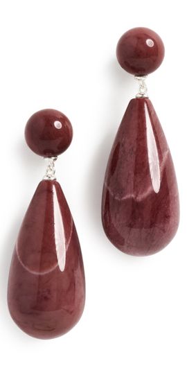 LIÉ STUDIO LIÉ STUDIO The Lola Earrings Silver Red Mookiate One