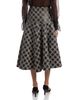 Liberowe Liberowe Embroidered Leather Midi Skirt - 3