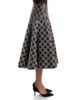 Liberowe Liberowe Embroidered Leather Midi Skirt - 4