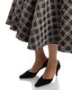 Liberowe Liberowe Embroidered Leather Midi Skirt - 5